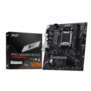 MSI PRO A620AM-B EVO AMD A620 AM5 DDR5 6800MHz mATX Anakart