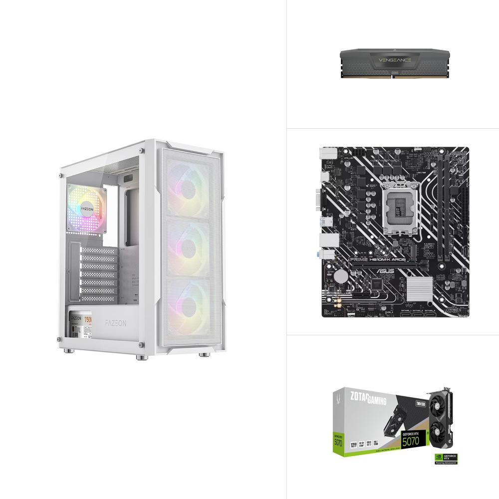 INTEL I7 12700KF - RTX 5070 - H610M - 1TB SSD - 16GB RAM 