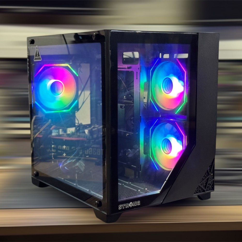 Strong Shadow 3x 120mm RGB Reset Buton 750W 80+ mATX Gaming Kasa