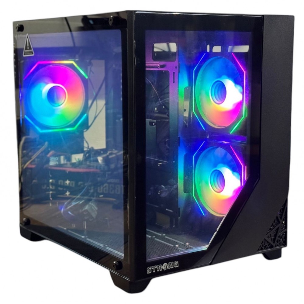 Strong Shadow 3x 120mm RGB Reset Buton 750W 80+ mATX Gaming Kasa