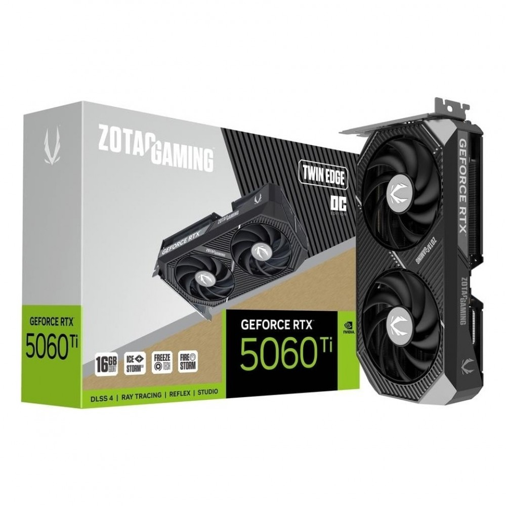 ZOTAC 16GB RTX 5060 TI GAMING TWIN EDGE OC GDDR7 128Bit Ekran Kartı