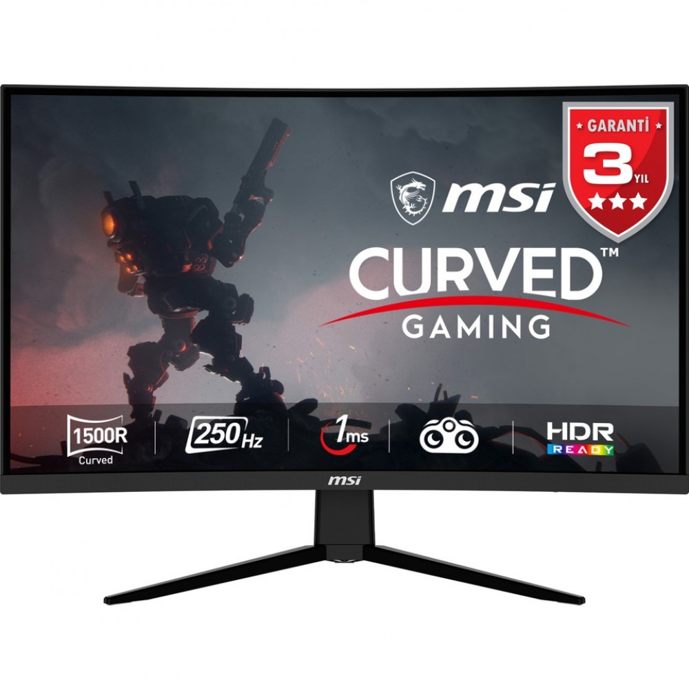 Msı G32C4X 31.5" 1 MS 250 Hz FreeSync Premium Curved VA Oyuncu Monitör